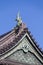 Historic ancient roof decorations in Japan
