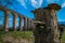 Historic aqueduct, Lucca, Tuscany, Italy