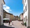 The historic Arcas square in the old town of Chur in Switzerland