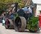 Historic Aveling steam roller in Echuca.