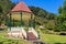 Historic band rotunda, Te Aroha Domain, New Zealand