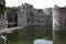 Historic Beaumaris Castle in Wales, Great Britain