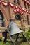 Historic bell in front of Charlottetown City Hall in Canada