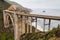 Historic Bixby Bridge Highway 1 California and pacific ocean