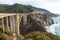 The Historic Bixby Bridge. Pacific Coast Highway California