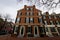 Historic Brick Buildings in Society Hill in Philadelphia, Pennsylvania