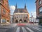 Historic Brusselpoort gate in Mechelen, Belgium