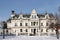 Historic Buchholtz Palace in Suprasl in Podlasie in winter, Poland