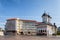 Historic building in the Prefecture Square  on September 25, 2020 in Targu-Jiu.