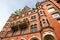 Historic building in the Speicherstadt in Hamburg