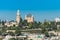 Historic buildings and Abbey of the Dormition , an abbey and the name of a Benedictine community in Jerusalem on Mount Zion, View