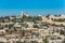 Historic buildings and Abbey of the Dormition , an abbey and the name of a Benedictine community in Jerusalem on Mount Zion, View