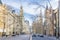 Historic buildings in Collins Street in Melbourne, Australia