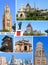 Historic buildings in Mumbai city collage