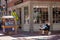 Historic buildings on pedestrian street in Historic city center of Salem, MA, USA