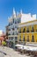 Historic buildings at the Plaza Encarnacion in Sevilla