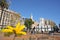 Historic Cabildo of Buenos Aires with its flags in the Plaza de Mayo Argentina