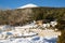 Historic Cabin Winter Day Great Basin National Park Southwest US