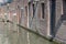 Historic canal houses in medieval city Utrecht, the Netherlands