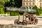 Historic cannon in Les Invalides museum. Paris, France