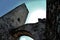 Historic castel grande in Bellinzona in Switzerland 30.7.2020