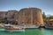 Historic castle and habour in Cyprus