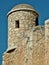 Historic castle tower in Peniscola, Castellon - Spain