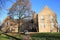 The historic Castle Waardenburg in the Province Gelderland, The Netherlands