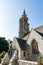 The historic catholic church in the old Breton fishing village of Roscoff in northwestern France