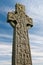 Historic celtic cross with pattern