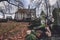 Historic Cemetery and Chapel in Ghent, Belgium