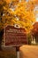 Historic cemetery and fall foliage