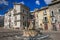 Historic center of Assergi destroyer by earthquake of l`Aquila in Abruzzo