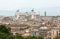 The historic center of Rome seen from Castel Sant\'Angelo. Roma