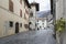 The historic center in Venzone, Friuli, Italy