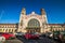 The historic central station in Prague, Czech Republic