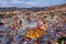 Historic Centre of Guanajuato City at Dusk in Guanajuato, Mexico