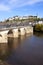 Historic Chinon in spring sunshine, France