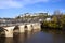 Historic Chinon in spring sunshine, France