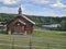 Historic church in 108 Mile Ranch, British Columbia, Canada