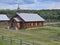 Historic church in 108 Mile Ranch, British Columbia, Canada