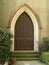 Historic Church Arched Door 2