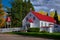 Historic church, red cliff, wisconsin