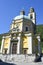 The historic church of Santa Croce at Riva San Vitale