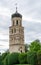 Historic church tower at Heiligenberg Castle in southern Germany
