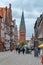 Historic city of Luneburg Germany - CITY OF LUENEBURG, GERMANY - MAY 10, 2021