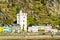 Historic city tower in Sankt Goarshausen, Germany