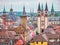 Historic city of Wurzburg, Franconia, Bavaria, Germany