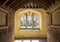 The historic cloisters, also known as the Great Quad, at Magdalen College, University of Oxford, Oxfordshire UK.