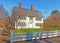 Historic colonial era Deerfield home in Spring